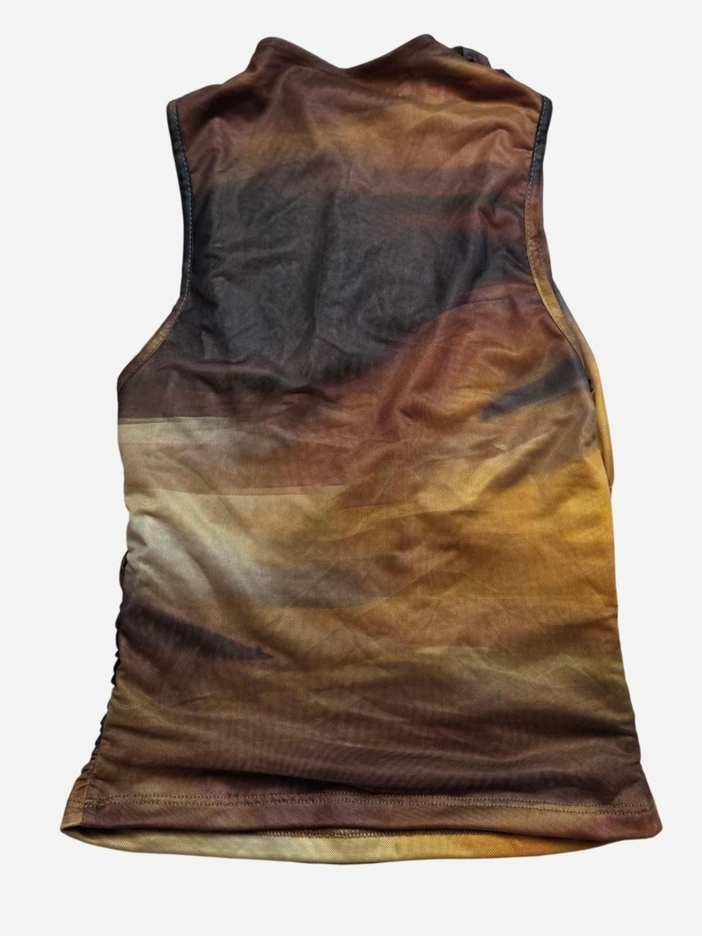 SHEIN Taupe Ruched Tank Top - Picture 2 of 4